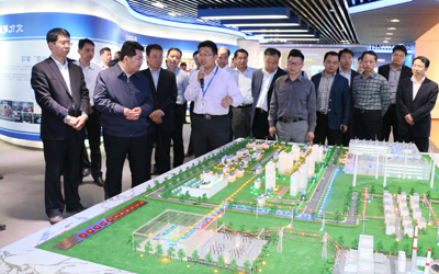 江苏省邳州考察团到北京泰豪参观考察